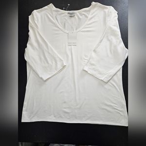 NWT - Dean & White Stretch White Jersey - Size XL